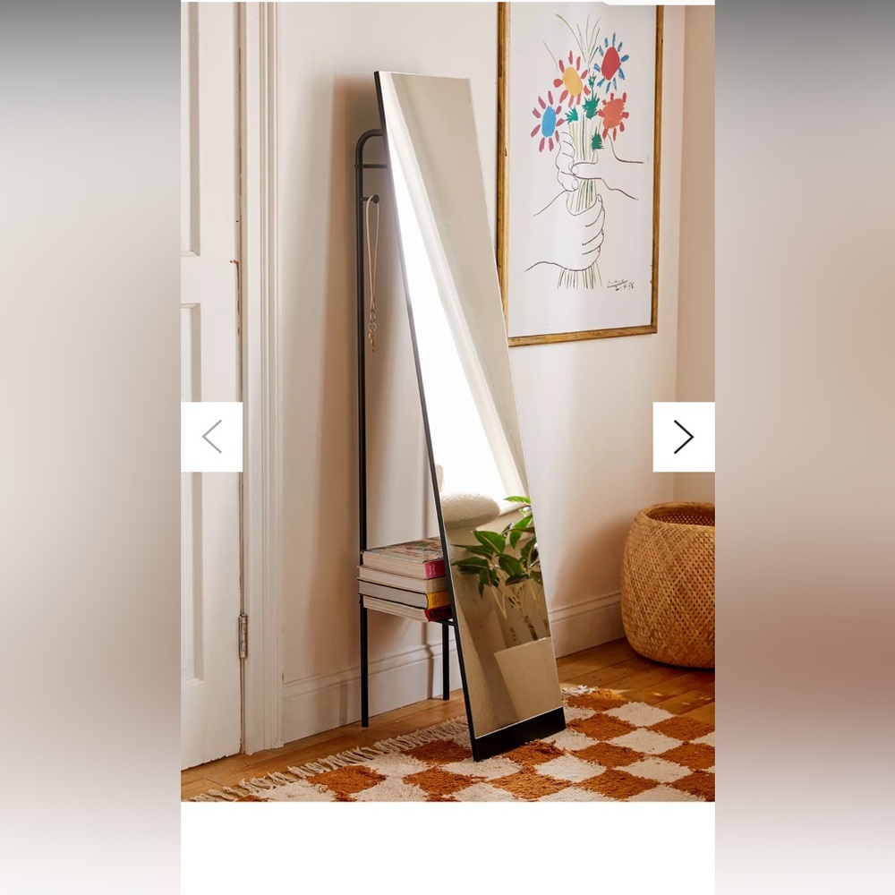 Urban Outfitters NEW IN BOX Marshall Storage Floor Mirror